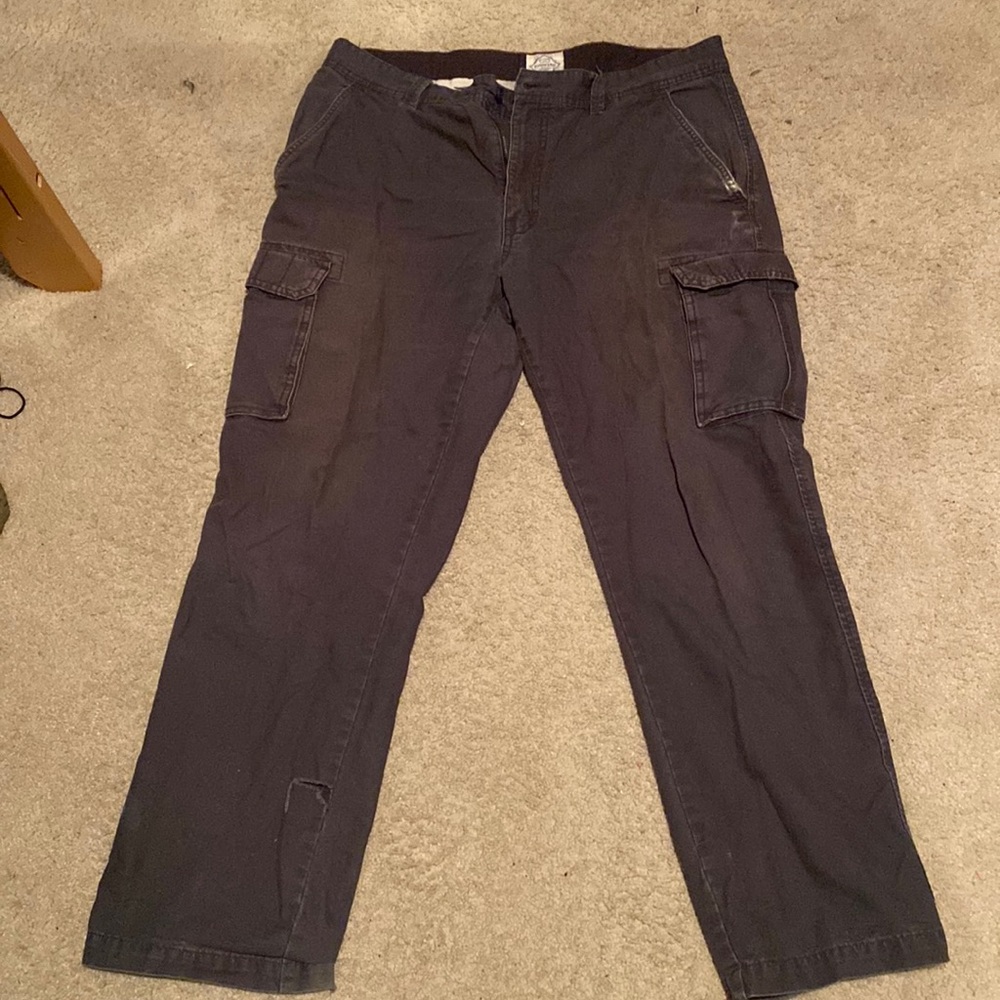 St Johns Bay Gray Cargo Pant